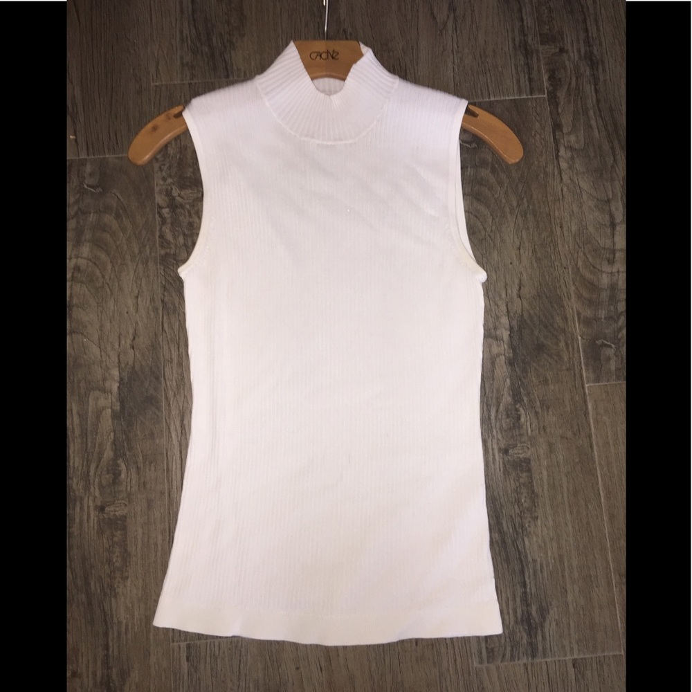 Anne Taylor Lift ribbed turtle neck tank